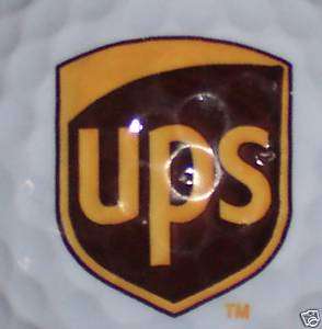 UPS UNITED PARCEL SERVICE LOGO GOLF BALL BALLS  