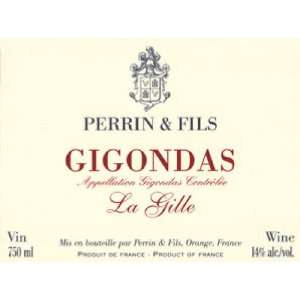   2009 Perrin Et Fils Gigondas La Gille 750ml Grocery & Gourmet Food