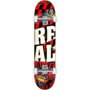  Real Aultz Warning Complete Skateboard   8.18 w/Raw Trucks 
