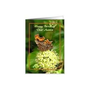  Auntie Birthday   Comma Butterfly Card Health & Personal 