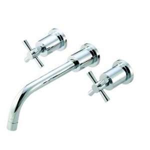   Ulm Double Cross Handle Wall Mount Bathroom Faucet from the Ulm Series