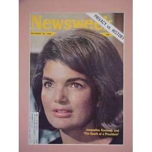 Jacqueline Kennedy Death Of A President December 26 1966 Newsweek 