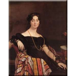 Madame Jacques Louis Leblanc, née Françoise Poncelle 12x16 Streched 