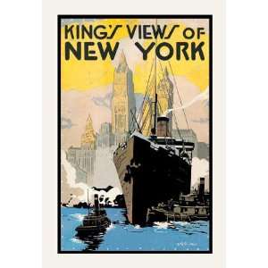  Kings Views of New York (book jacket) 28x42 Giclee on 