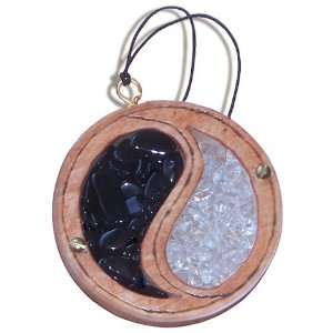 Magic Unique Gemstone and Wooden Amulet Protection From Evil Eye Car 