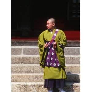  Buddhist Monk at Higashi Hongan Ji Temple of the Jodo 