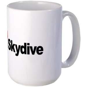  Skydive Hobbies Large Mug by  
