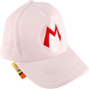  Nintendo Super Mario Trucker Hat Mario White Toys & Games