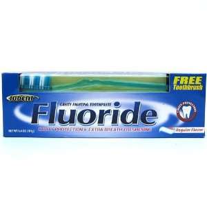  UEC Fluoride Regular Toothpaste With Toothbrush Case Pack 