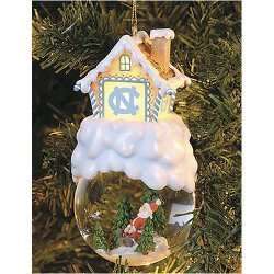 North Carolina UNC Home Sweet Home Ornament Snow Globe  