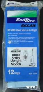12 Genuine Riccar EcoPure 8000 Series Vacuum Bags also fits Simplicity 