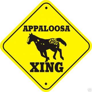 Appaloosa Xing Signs More Crossings signs Available  