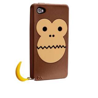   (Monkey) Silicone Case APPLE iPhone 4/4S (Brown) CM016353  