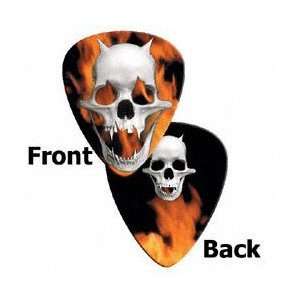  Its Alive Skull Fire Motion Pick 4 pack Medium Musical 