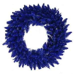  2 ft. PVC Christmas Wreath   Navy   Ashley Spruce   50 