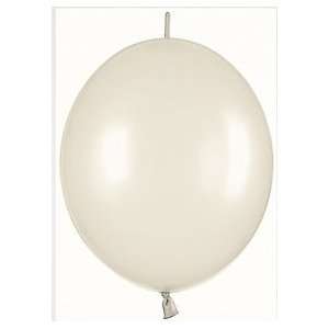  Mayflower Balloons 29994 6 Inch Link O Loon Pearl White 