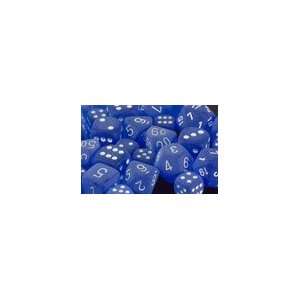 Chessex Dice Polyhedral 7 Die Frosted Dice Set   Blue w 