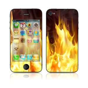  Apple iPhone 4G Decal Vinyl Skin   Furious Fire 