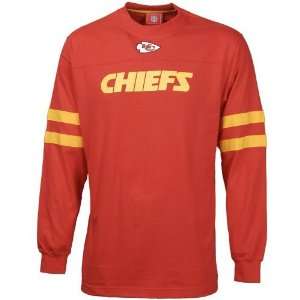  Kansas City Chiefs Red Two Point Conversion Long Sleeve T 