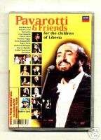 DVD PAVAROTTI LUCIANO CHILDREN LIBERIA KOSOVO SEALED  