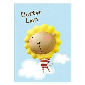  Butter Lion Lined Notebook, Poly Cover, 48 Pages Office 