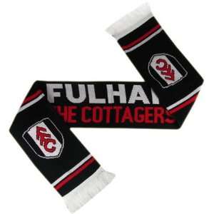  Fulham FC Authentic EPL Knit Scarf The Cottagers Sports 