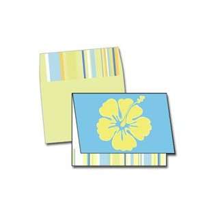  NRN HIBISCUS Note Card   4 x 5   100 Cards & 100 envelopes 