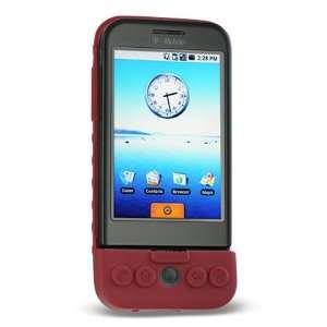  Premium Silicone Skin Case for HTC DREAM G1 / Burgundy 