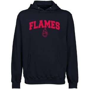  NCAA UIC Flames Navy Blue Mascot Arch Lightweight Pullover 