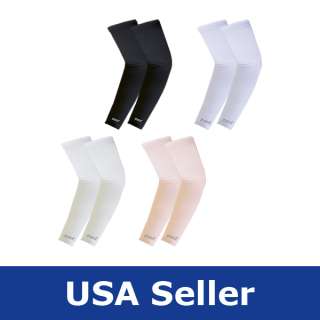 Pair x Cycling Arm Cooling Arm Sleeves w/ Hand Cover  