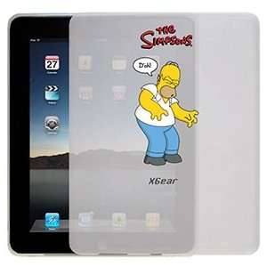  Homer Simpson Doh on iPad 1st Generation Xgear ThinShield 