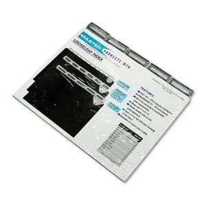  Master® Catalog Rack Index Dividers with Blank Tabs, 5 