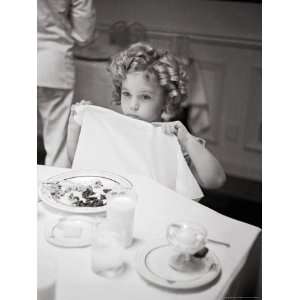  Child Actress Shirley Temple Celebrating Her Eighth 