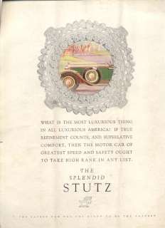   appeared in ASIA Magazine , Safety Stutz, c. 1927, 8 1/8x11 3/4