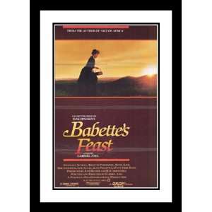  Babettes Feast 20x26 Framed and Double Matted Movie 