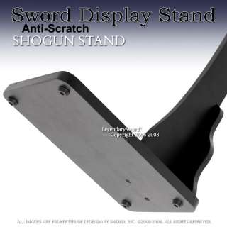 25 Black Upright Vertical Shogun Display Sword Katana Stand  