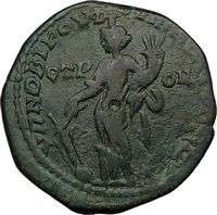 ELAGABALUS 218AD Nicopolis Tyche LUCK Ancient Roman Coin  