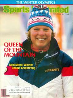   Sports Illustrated Debbie Armstrong   Olympics  Gold Medal Winner