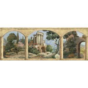  Stone Arches Wall Mural   Tuscan Hills