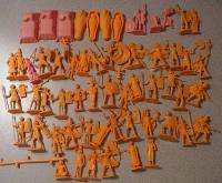 55 pc Lot   1/32 Scale Atlantic Figures   Egyptians, Pharoahs, Romans 