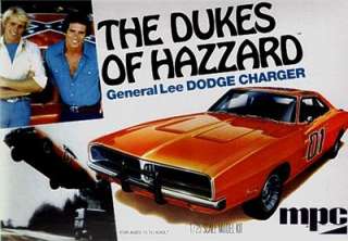 THE DUKES of HAZZARD GENERAL LEE Dodge Charger MPC MODEL KIT MPC706 1 
