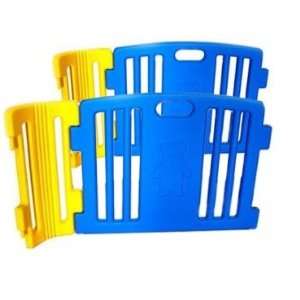   Friendly Toys Little Playzone Double Extension Kit, Blue, Yellow Baby