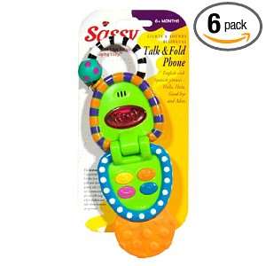  Sassy Talk & Fold Toy Phone (Pack of 6) Health & Personal 