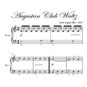   Club Waltz Scott Joplin Easy Piano Sheet Music Scott Joplin Books