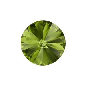  1122 14mm Rivoli Olivine Arts, Crafts & Sewing