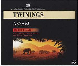 Twinings Classics Assam Tea 2 Boxes of 100 Tea Bags  