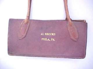 United States Engraved Currency Plates Leather Satchel Al Brooks 
