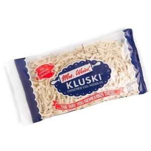 Mrs. Weiss Kluski Egg Noodles   12 Pack  Grocery & Gourmet 