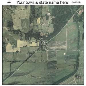   Aerial Photography Map of Belknap, Illinois 2011 IL 