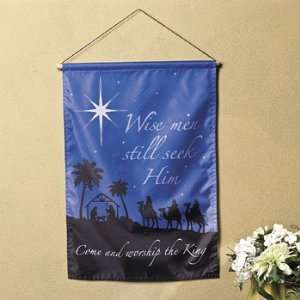  Nativity Banner   Party Decorations & Banners Health 